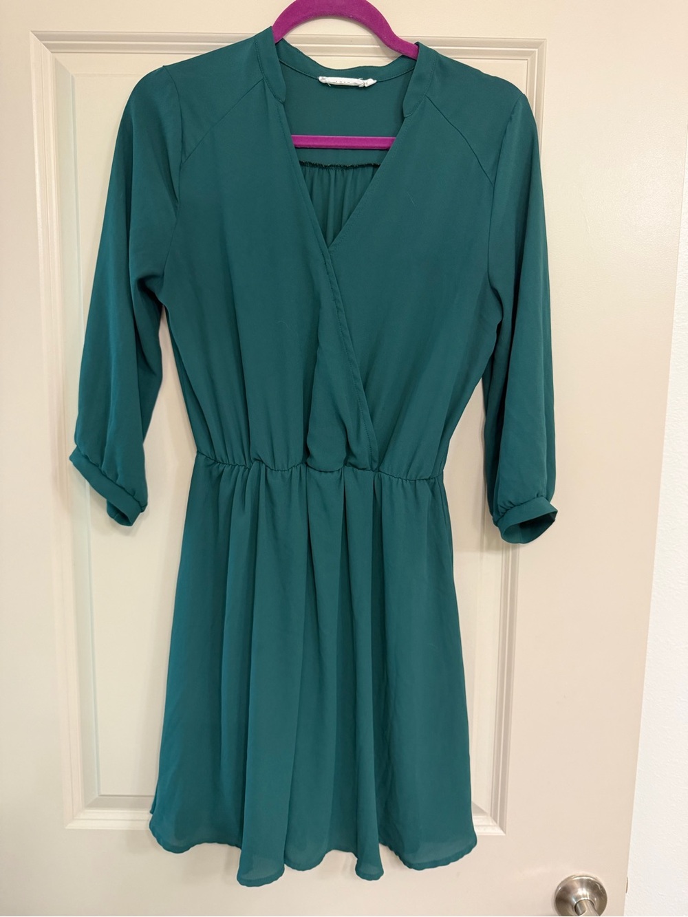 Quarter sleeve dress